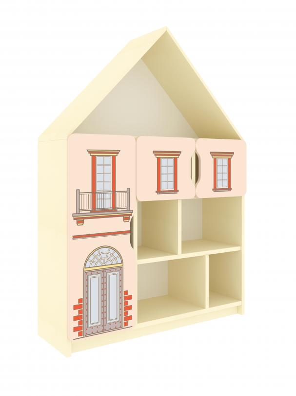 Універс. напівзакрита стінка "Старе місто" ел. №4 з фотодруком, 3-дверна з полицями, матеріал корпусу - ЛДСП, для зберіг. дит. речей, АЛМАНТ, 1000х320х1405 мм